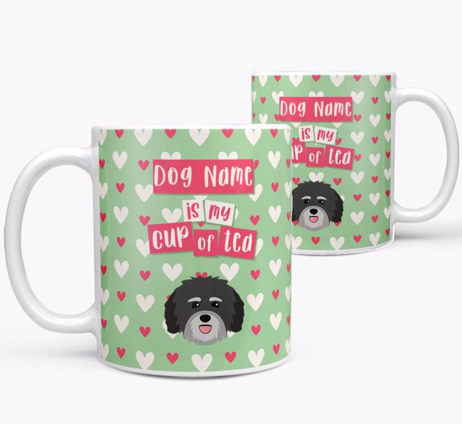 Personalised {breedFullName} '{dogsName} is my Cup of Tea' Mug